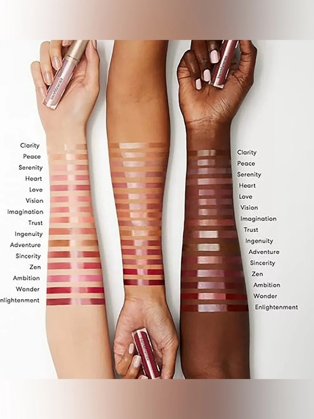 BareMinerals Lip Gloss-Balm Sincerity rosewood - Mini Size